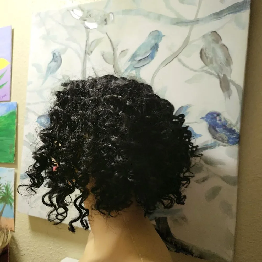 A gorgeous synthetic wig,made of the finest synthetic materials nwt!